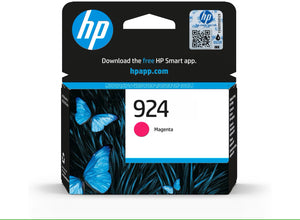 Genuine HP 924, Magenta Ink Cartridge, 4K0U4NE