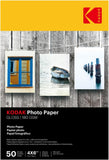 Genuine Kodak 4X6" Gloss Photo Paper, 180gsm, 50 Sheets (5740-506)