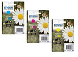 Genuine Epson 18 18XL Daisy Ink Cartridge XP-302 XP-312 XP-315 XP-322 XP-325 LOT