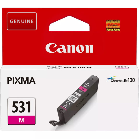 Genuine Canon CLI-531 Magenta Ink Cartridge CLI-531M, 6120C001