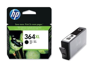 Genuine HP 364XL, Black High Capacity Ink jet Print Cartridge, CN684, CN684EE