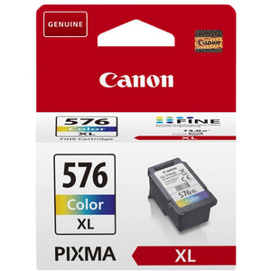 Genuine Canon CL-576XL Tri-Colour High Capacity Ink Cartridge - (5441C001)