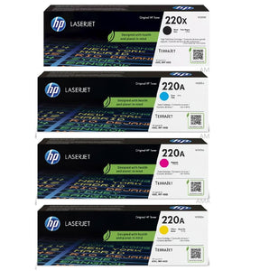 HP 220X / HP 220A C/M/Y 4 Colour Toner Cartridge W2200X, W2201A, W2202A, W2203A