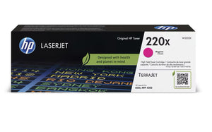 Genuine HP 220X High Capacity Magenta Toner Cartridge - (W2203X)