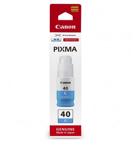 Genuine Canon GI-40C, Cyan Ink Bottle, GI-40C, 3400C001