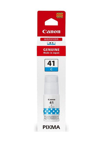Genuine Canon GI41C, Cyan Ink Bottle, GI-41C, 4543C001