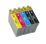 5 Compatible Ink Cartridges, Replaces For Epson 29X, T2991, T2996, NON-OEM