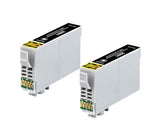 2 Compatible E29XL Black Ink Cartridges Replaces for Epson 29XL T2991, Non-OEM