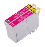 2 Compatible Magenta Ink Cartridges, Replaces For Epson T0713, T0893, NON-OEM