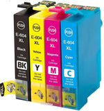 4 Compatible Ink Cartridges, Use for Epson 604XL, T10H6, Non-OEM